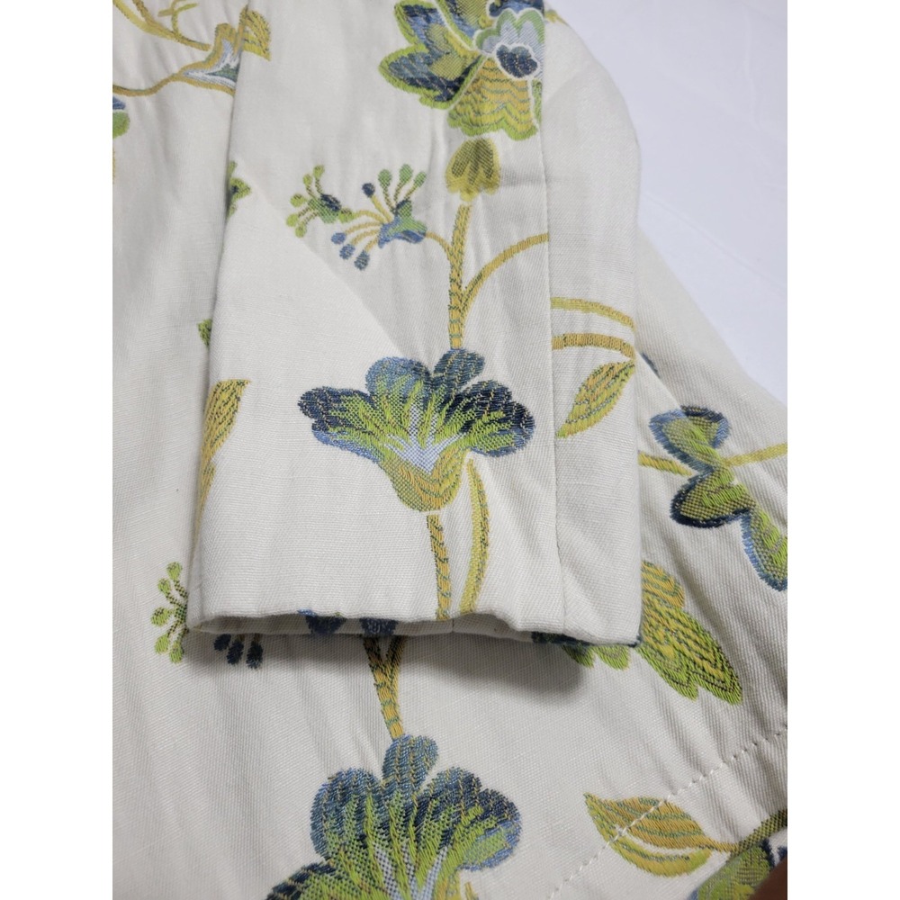 Banana Republic Floral Embroidered Linen Blend Tailored Blazer Jacket Womens 2 - Picture 7 of 14